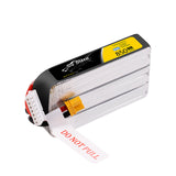 Tattu 850mAh 6S 95C22.8V HV Lipo Battery Long Pack with XT30 Plug