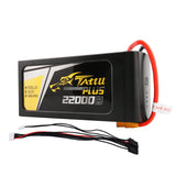 Tattu Plus 22000mAh 6s 25C 22.2V Lipo Smart Battery Pack with XT90-S Plug