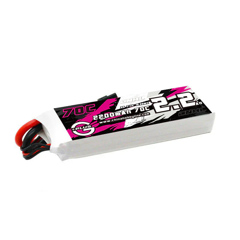 CNHL G+Plus 2200mAh 7.4V 2S 70C Lipo Battery with XT60 Plug