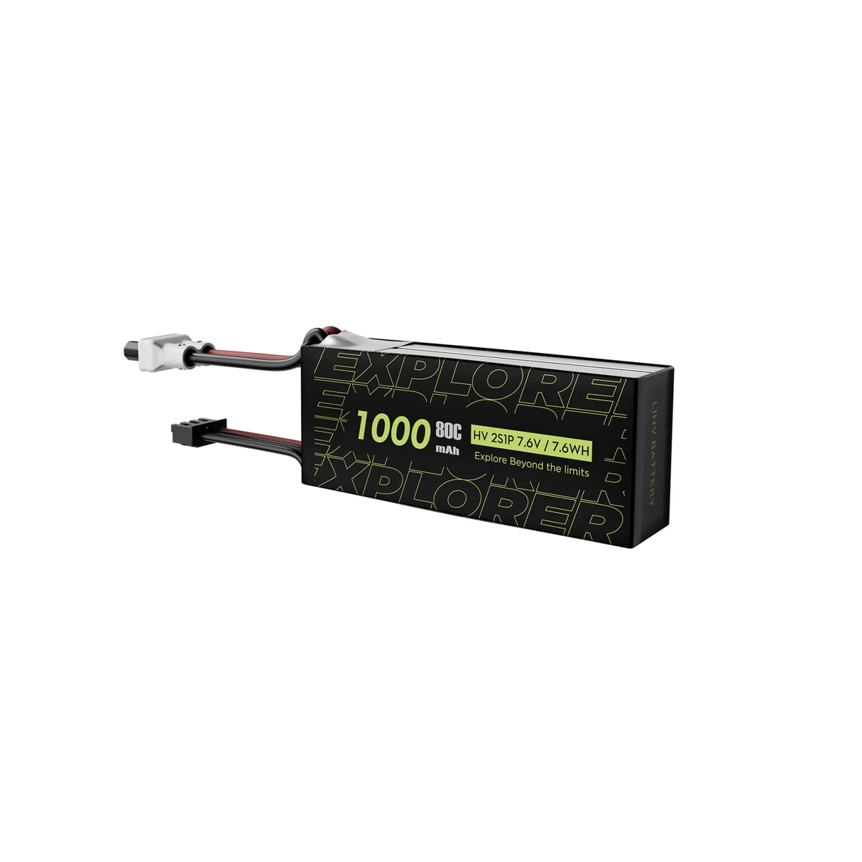 Flywoo Explorer 1000mAh LiHV 2S 80C Battery Flywoo XT30UP (2-Pack)
