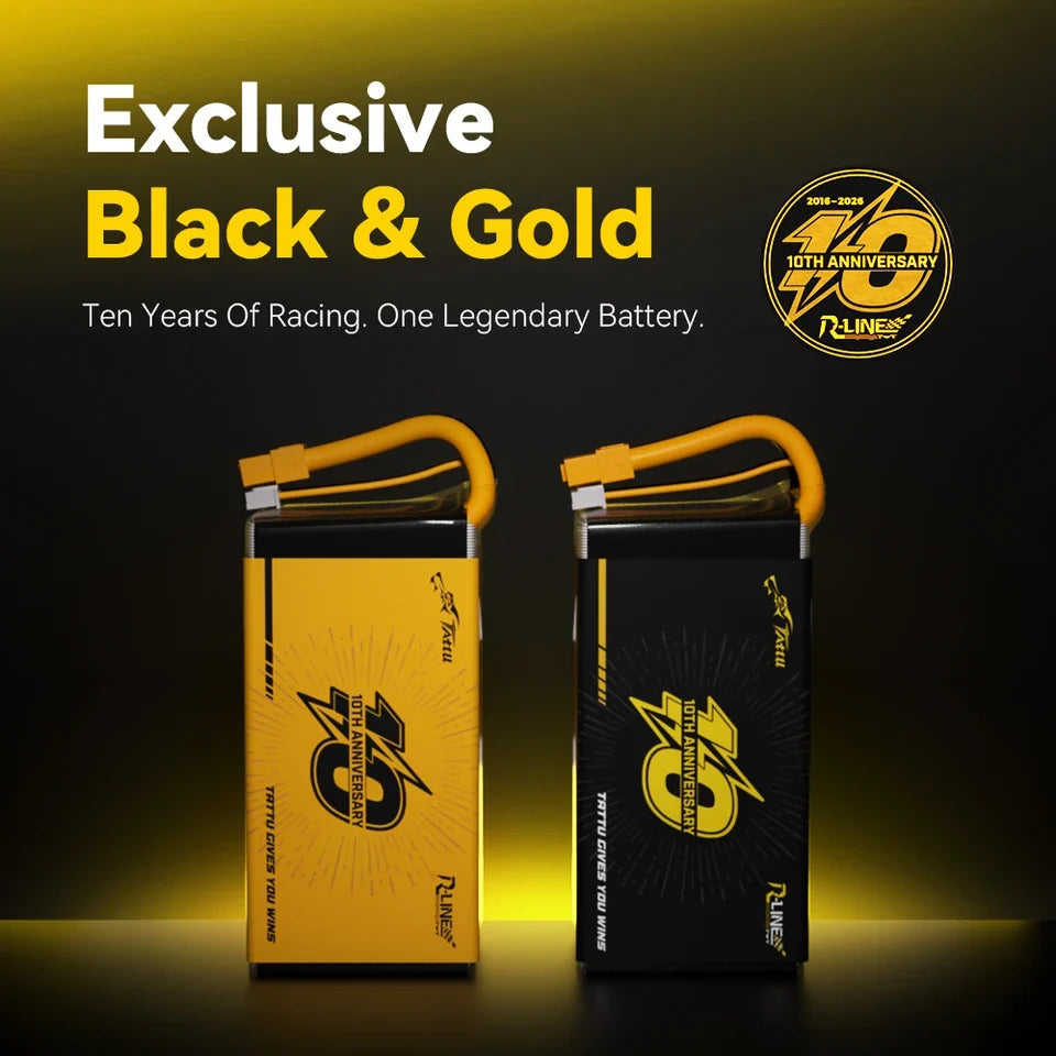 Tattu 1480mAh 6S 160C 22.2V Lipo Battery with XT60 Plug | LE R-Line V6