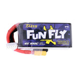 Tattu 1550mAh 4s 100C 14.8V FunFly lipo battery pack with XT60 Plug