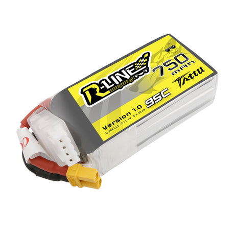 Tattu R-Line 750mAh 11.1V 95C 3S1P Lipo Battery Pack with XT30 Plug - DroneDynamics.ca