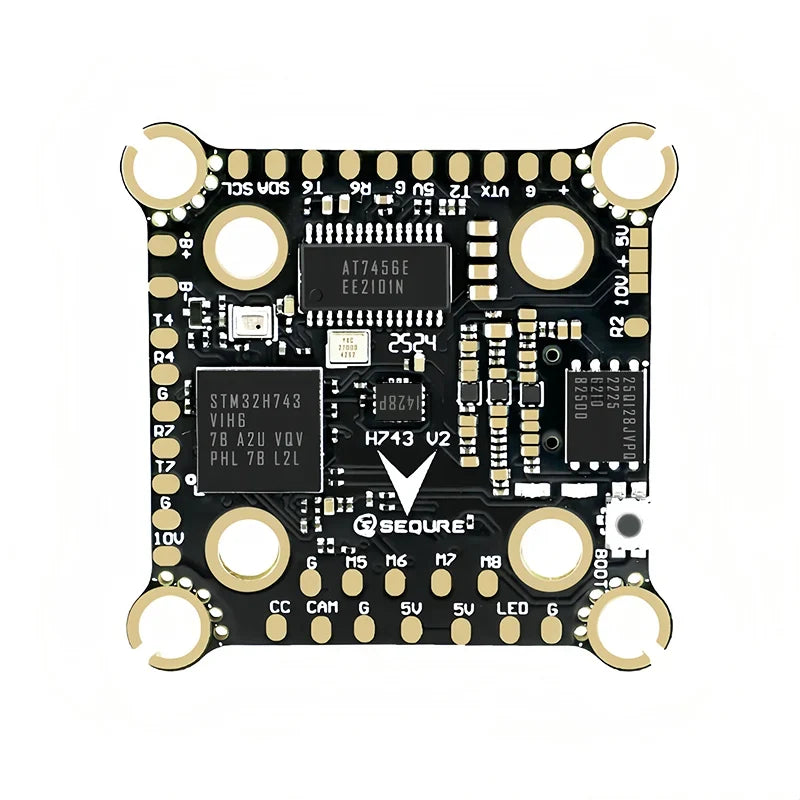 Sequre H743 V2 ICM42688P FC 4-8S Dual BEC Flight Controller