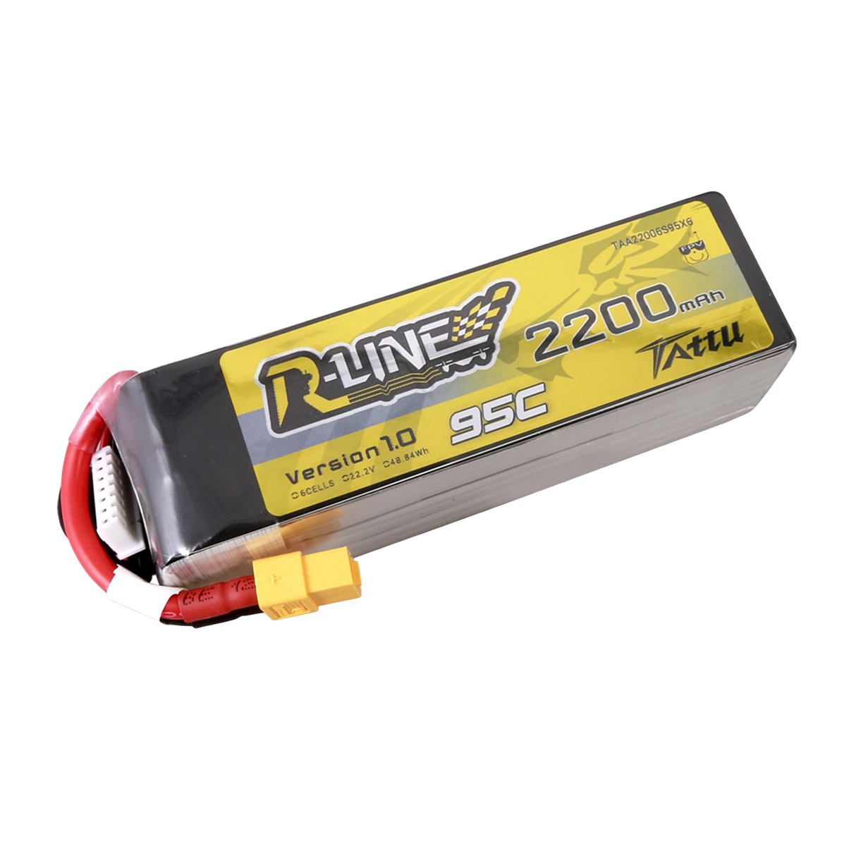 Batterie Tattu R-Line 2200MAH 6S 95C LiPo XT60