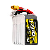 Tattu R-Line Version 6.0 1700mAh 160C 6S 22.2V SQ Lipo Battery Pack with XT60 Plug