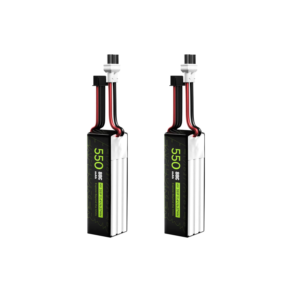 Flywoo Explorer 550mAh LiHV 3S 80C Battery XT30 (2-Pack)