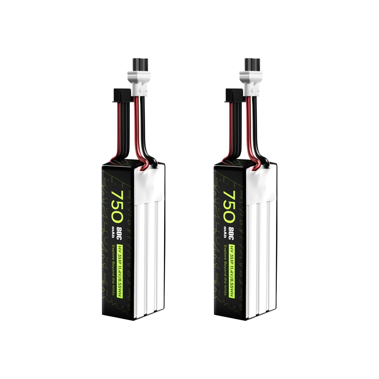 Explorer 750mAh LiHV 3S 80C Battery XT30 (2-Pack)