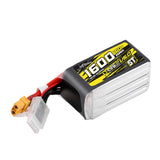 Tattu R-Line Version 6.0 1600mAh 160C 6S 22.2V ST Lipo Battery Pack with XT60 Plug
