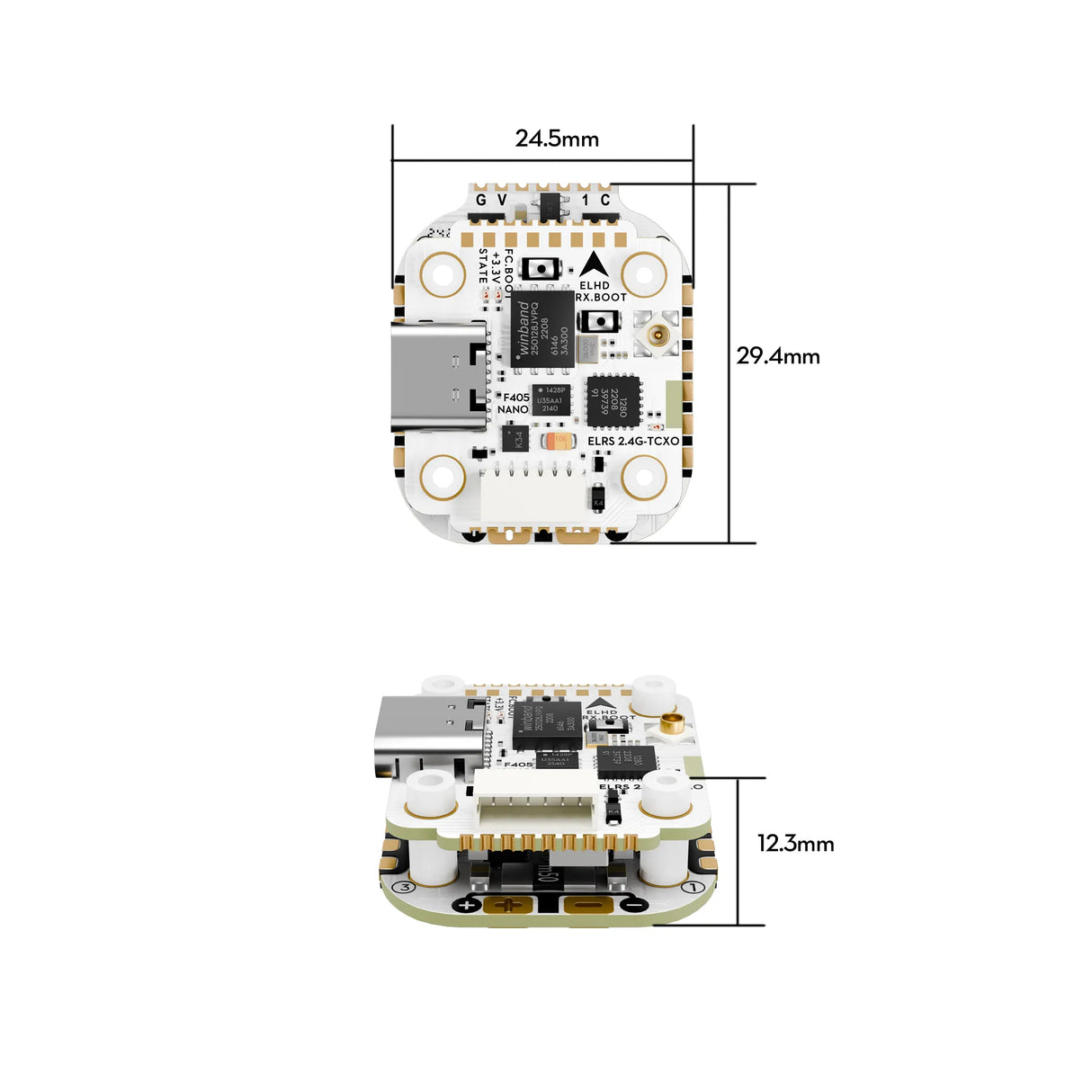 Flywoo GOKU GN405 Nano HD 35A Stack V3 W/TXCO ELRS 2.4 PNP O4/O4 Pro