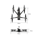 Flywoo Explorer LR 4 O4 Wide Sub250 4K/1080P Micro Long Range