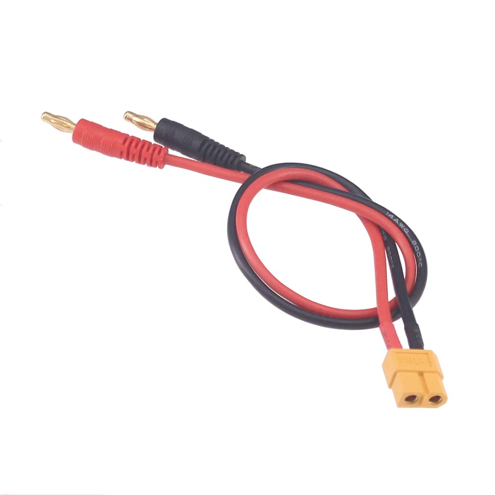 ToolkitRC XT60 (Female) to 4mm Power Supply Cable (Banana)