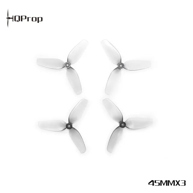 HQ Micro Whoop Prop 1.8X1.2X3(45MM) (2CW+2CCW)-Poly Carbonate-1.5MM Shaft
