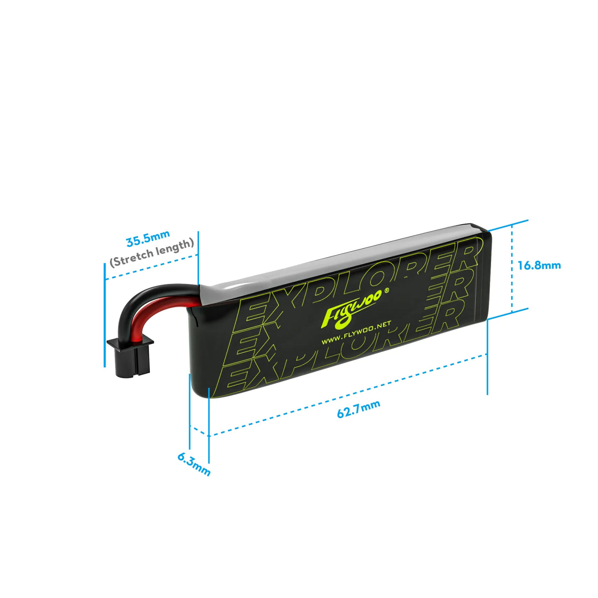 Flywoo Explorer 1S 450mAh HV V2 A30 Plug (4-Pack)