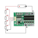 Sequre 4S 30A Lithium Battery 18650 Charger BMS Protection Board