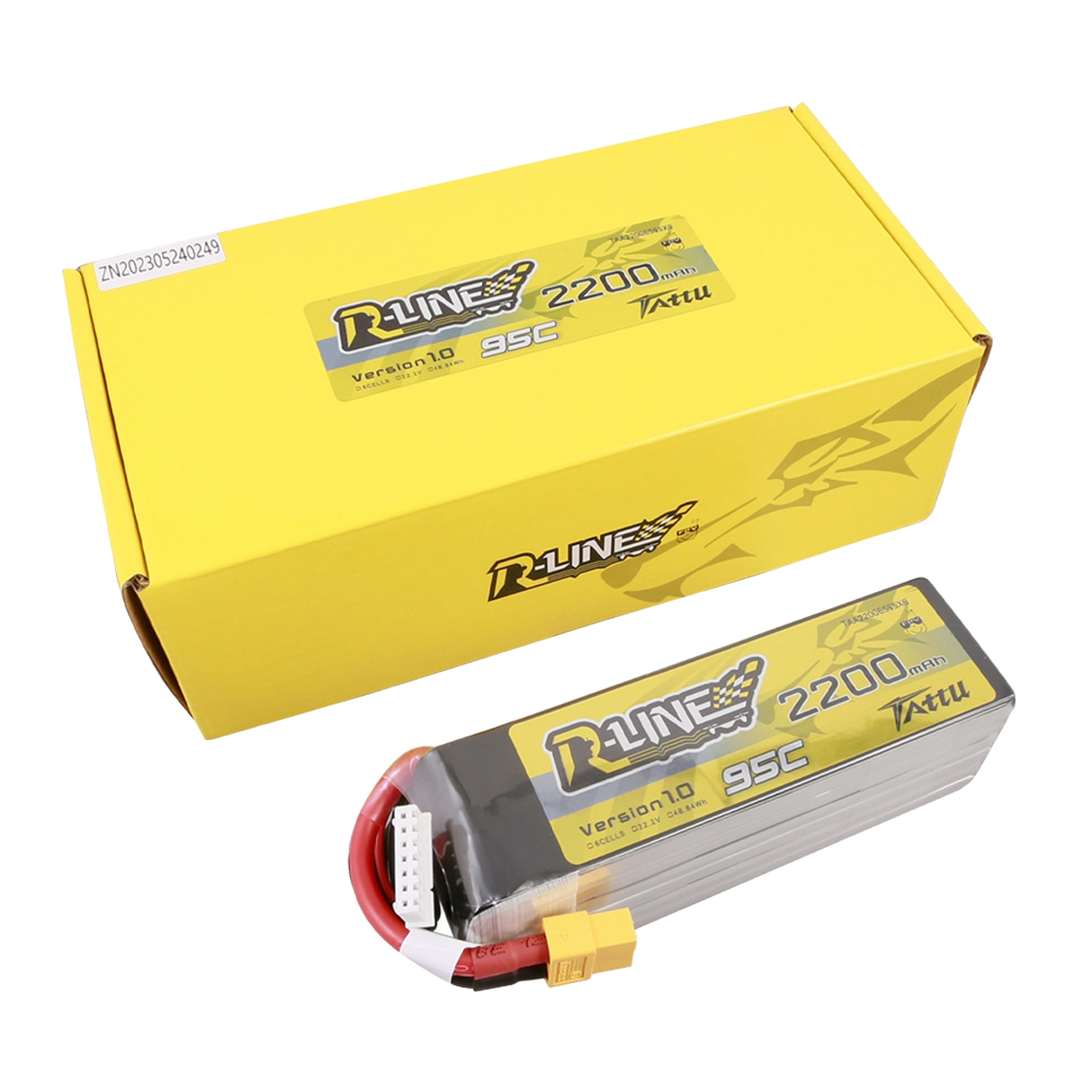 Batterie Tattu R-Line 2200MAH 6S 95C LiPo XT60