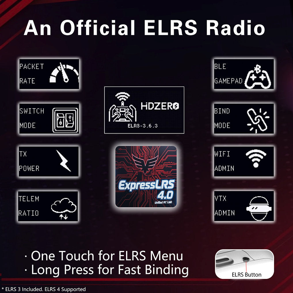 HDZero Radio – ELRS 250mW (Mode 2)