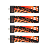 BetaFPV LAVA 1S 550mAh 75C Battery (4-Pack)