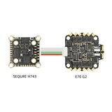 Sequre H743 & E70 G2 (AM32) Stack FC MPU6000 70A 128K ESC 4-8S