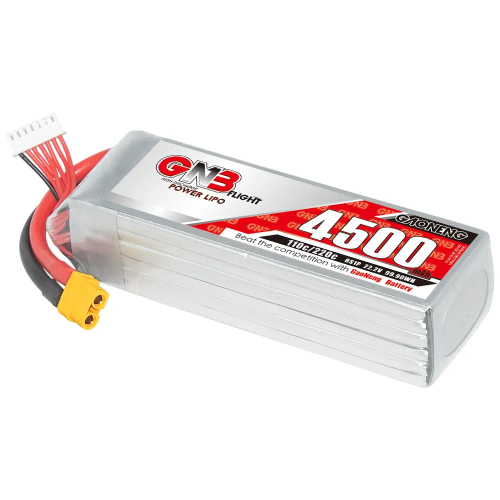 GAONENG GNB 6S 22.2V 4500mAh 110C LiPo Battery XT60