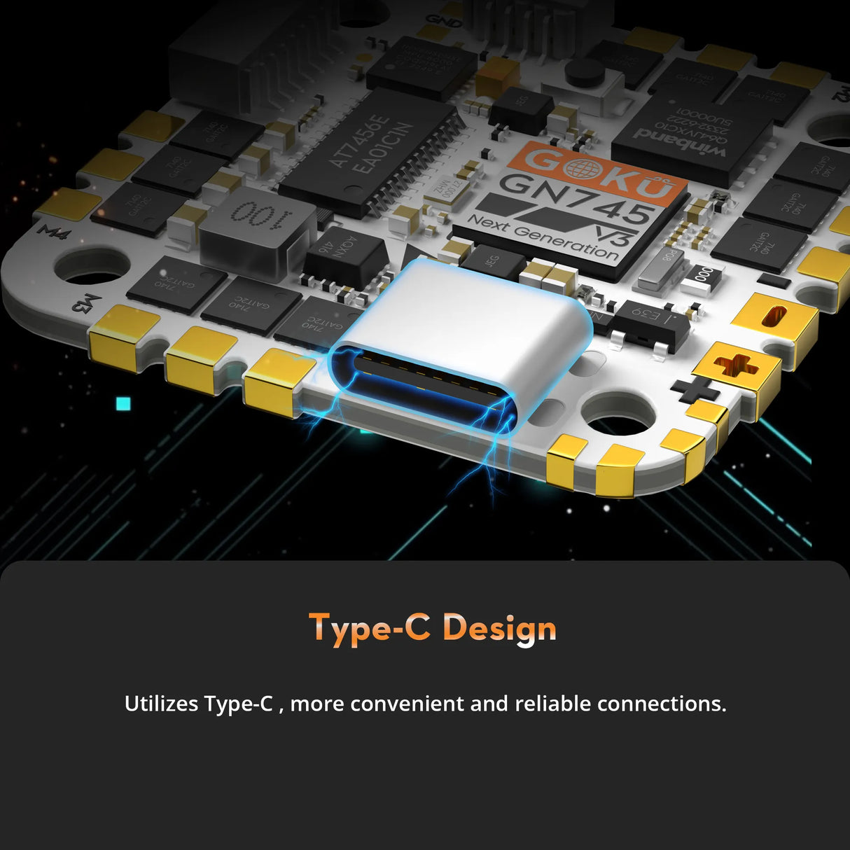 Flywoo GOKU GN 745 45A AIO 32bit V3 Plug&Play O4/O4 Pro