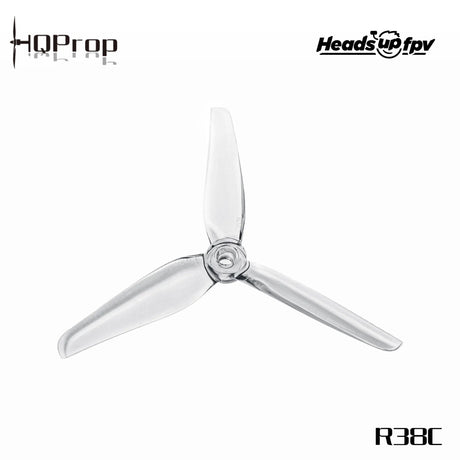 HeadsUp Racing Prop R38C Clear Propellers - DroneDynamics.ca