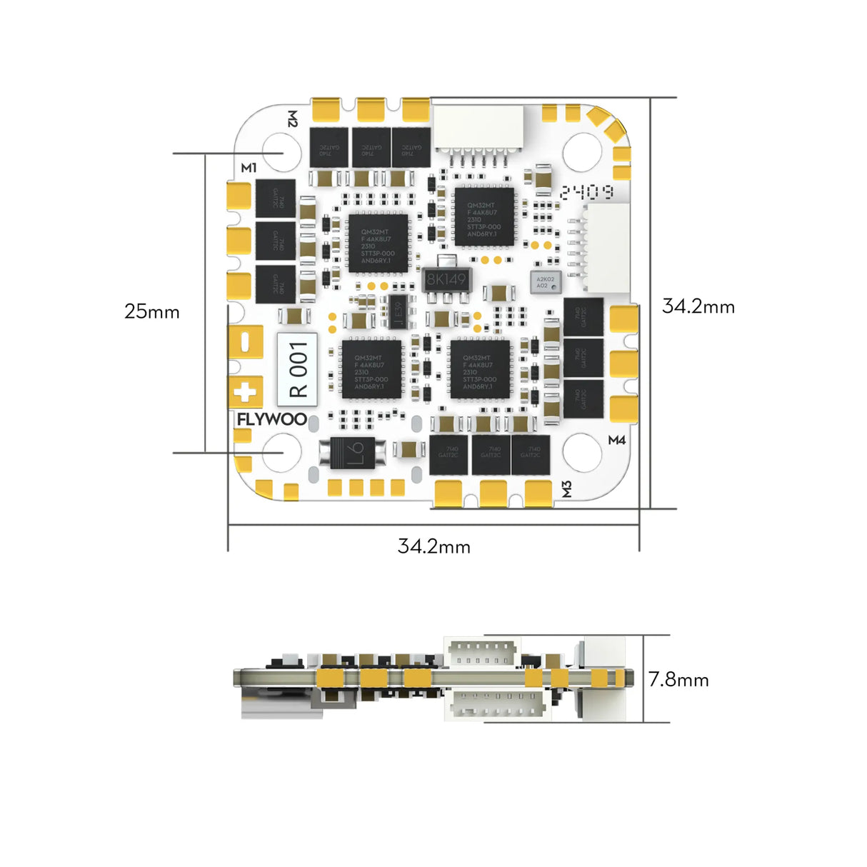 Flywoo GOKU GN745 45A AIO 32bit (MPU6000) V3