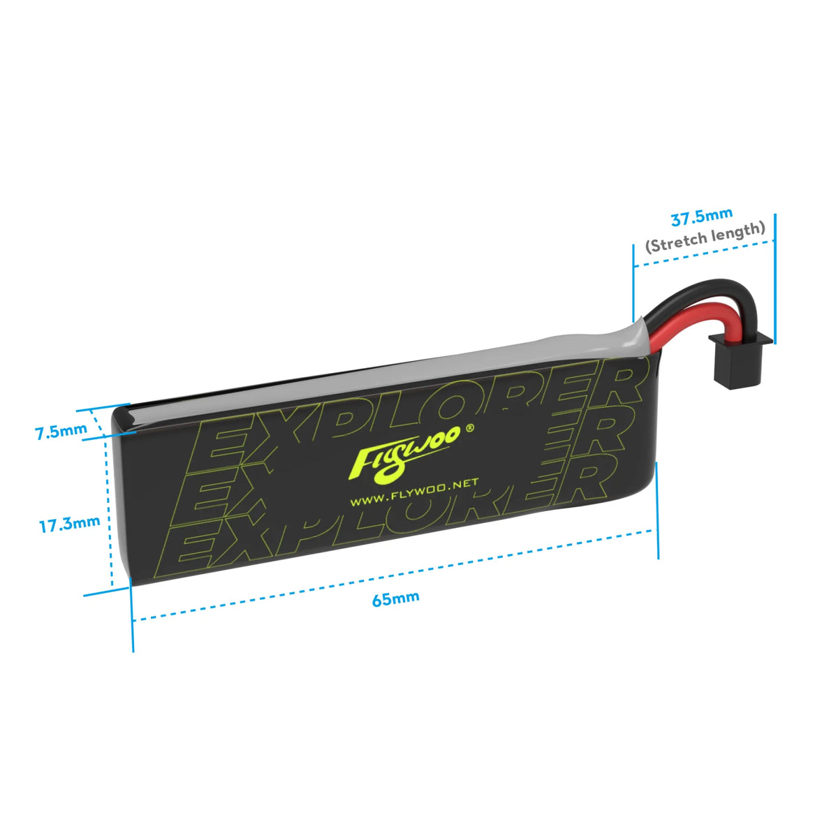 Flywoo Explorer 1S 750mAh HV V2 A30 Plug (4-Pack)