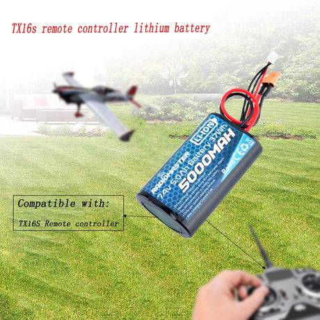 RADIOMASTER 5000MAH 2S LI-ION BATTERY PACK FOR TX16S - DroneDynamics.ca