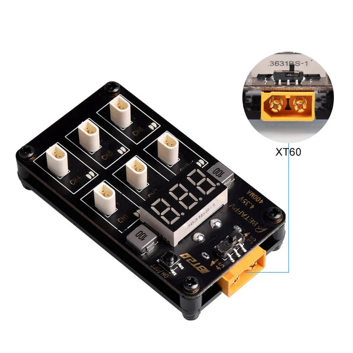 BT2.0 Connector 1S Lipo Charger Board & Adapter - DroneDynamics.ca