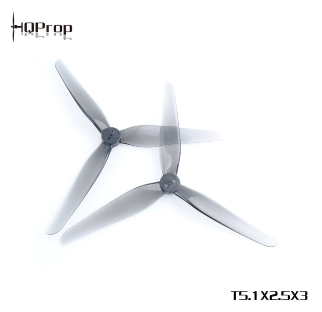 HQProp T5.1X2.5X3 Grey Propellers - DroneDynamics.ca
