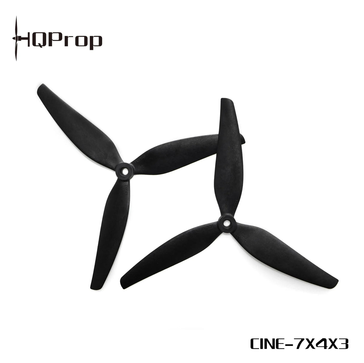 HQProp Cine7(7X4X3) (1CW+1CCW) Black-Glass Fiber Reinforced Nylon