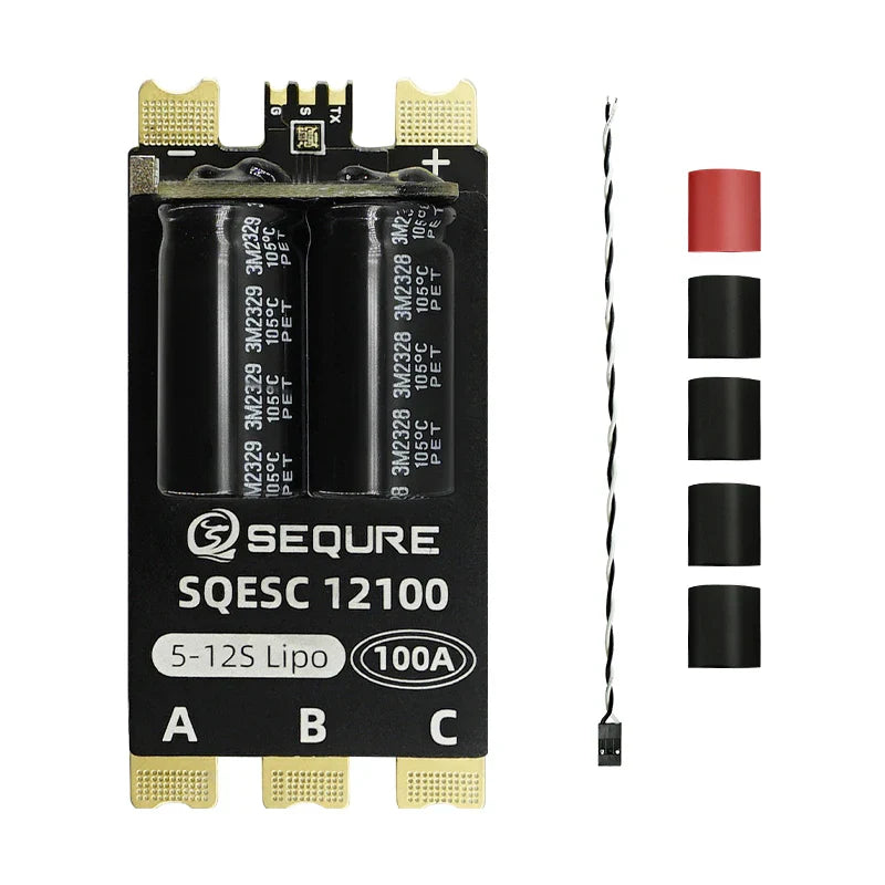 Sequre 12100 Brushless Electric Speed Controller 5-12S Power Supply 100A (AM_32)