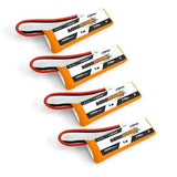 CNHL MiniStar HV 450mAh 3.8V 1S 70C Lipo Battery with PH2.0 (4-Pack)