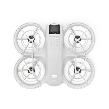 a Product photo of the DJI Neo with propeller guards installed.