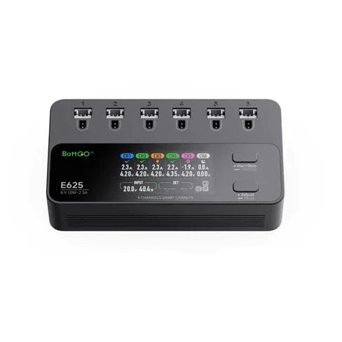 ISDT E625 6 Channels Lipo Battery Charge LiPo/LiHV Batteries