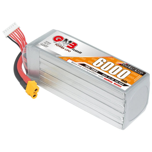 GNB 6000mah 6S1P 22.8V HV 70C Battery - DroneDynamics.ca