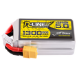 Tattu R-Line Version 5.0 1300mAh 4S 14.8V 150C Lipo Battery Pack With XT60 Plug - DroneDynamics.ca