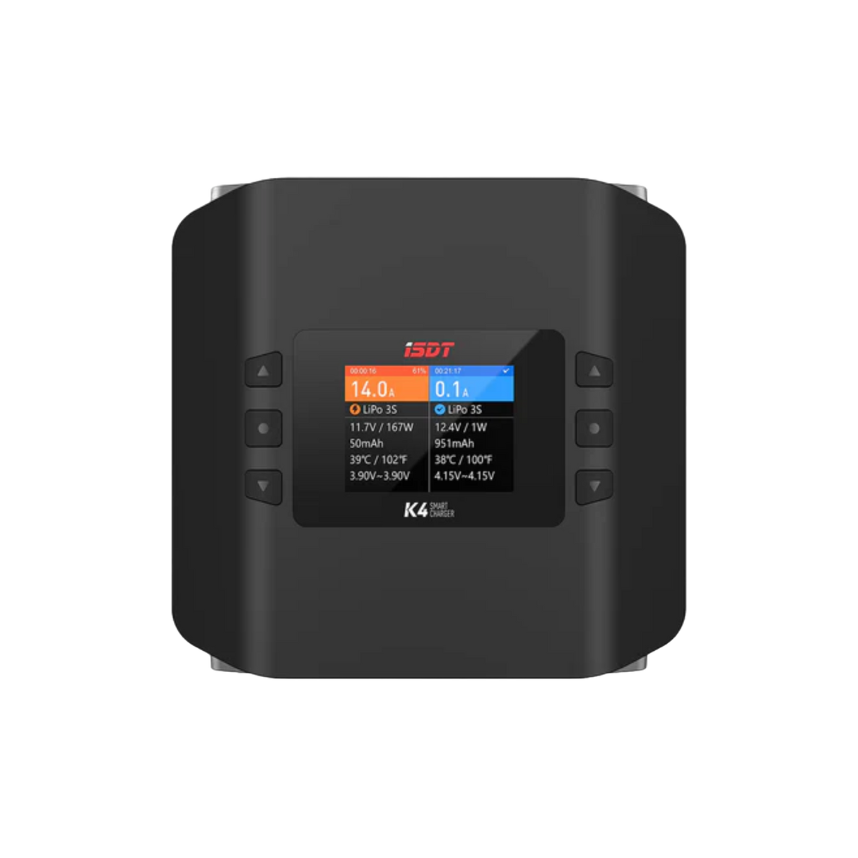 ISDT K4 AC 400W DC 600W Dual Mode Smart Balance Charger - DroneDynamics.ca