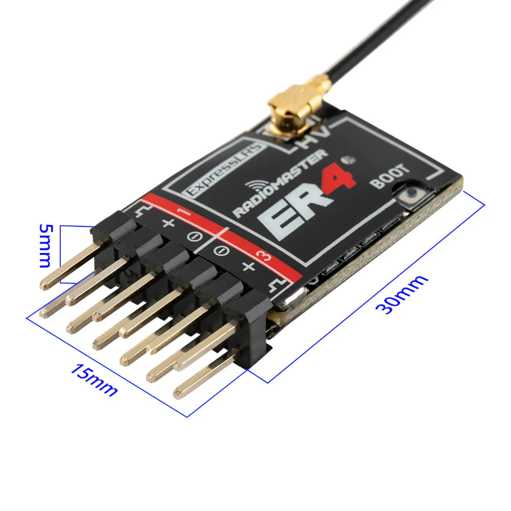 ER4 2.4GHz ELRS PWM Receiver