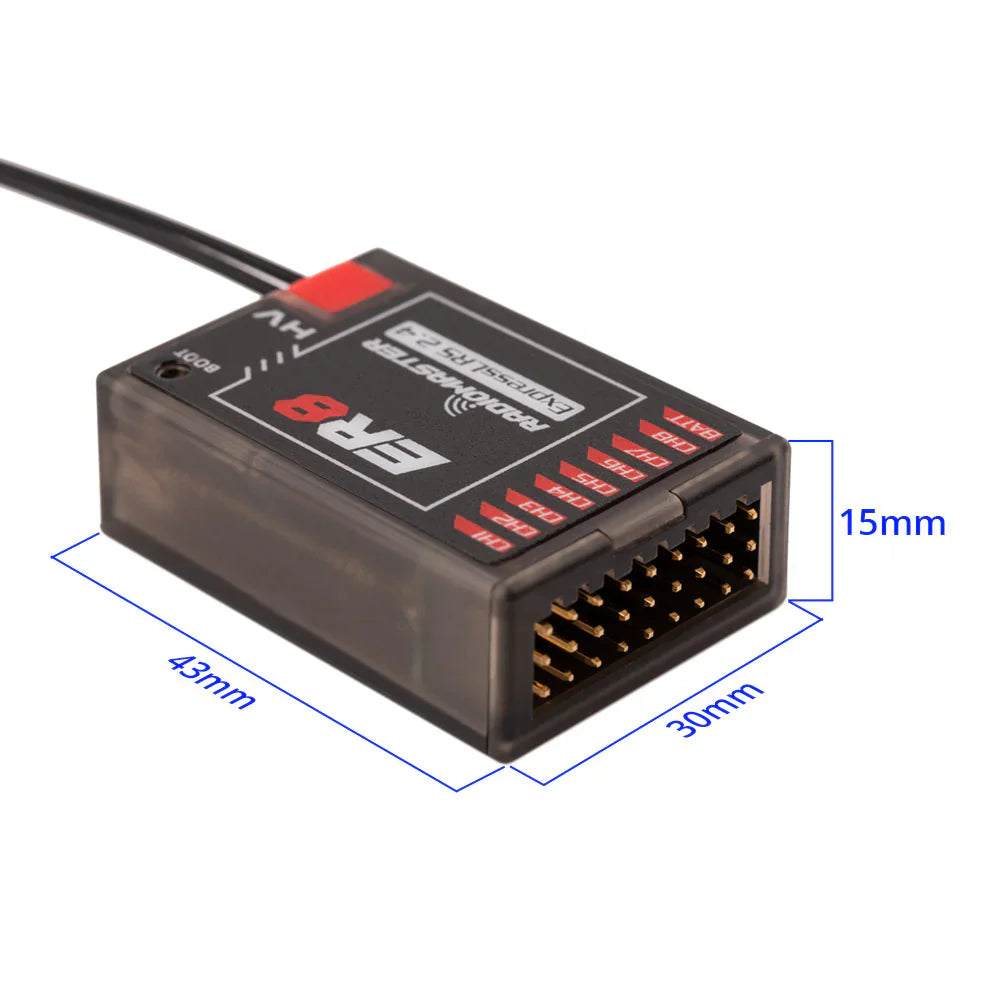 ER8 2.4GHz ELRS PWM Receiver