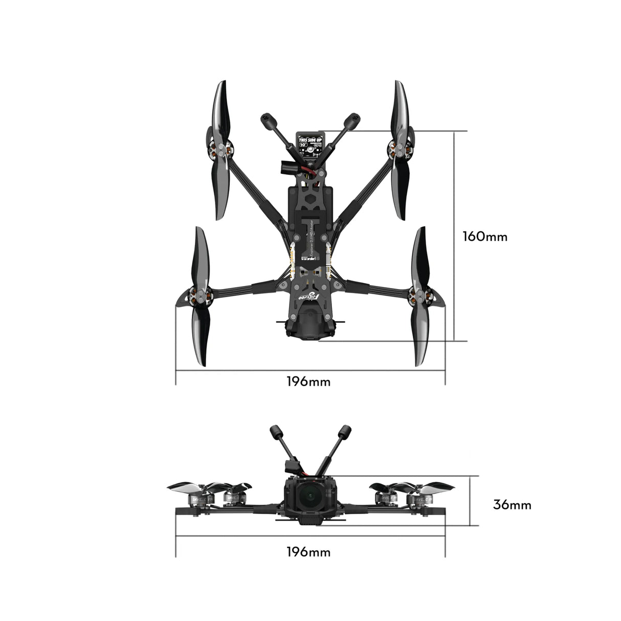 Flywoo Explorer LR 4 O4 PRO Sub250 4K/1080P Micro Long Range