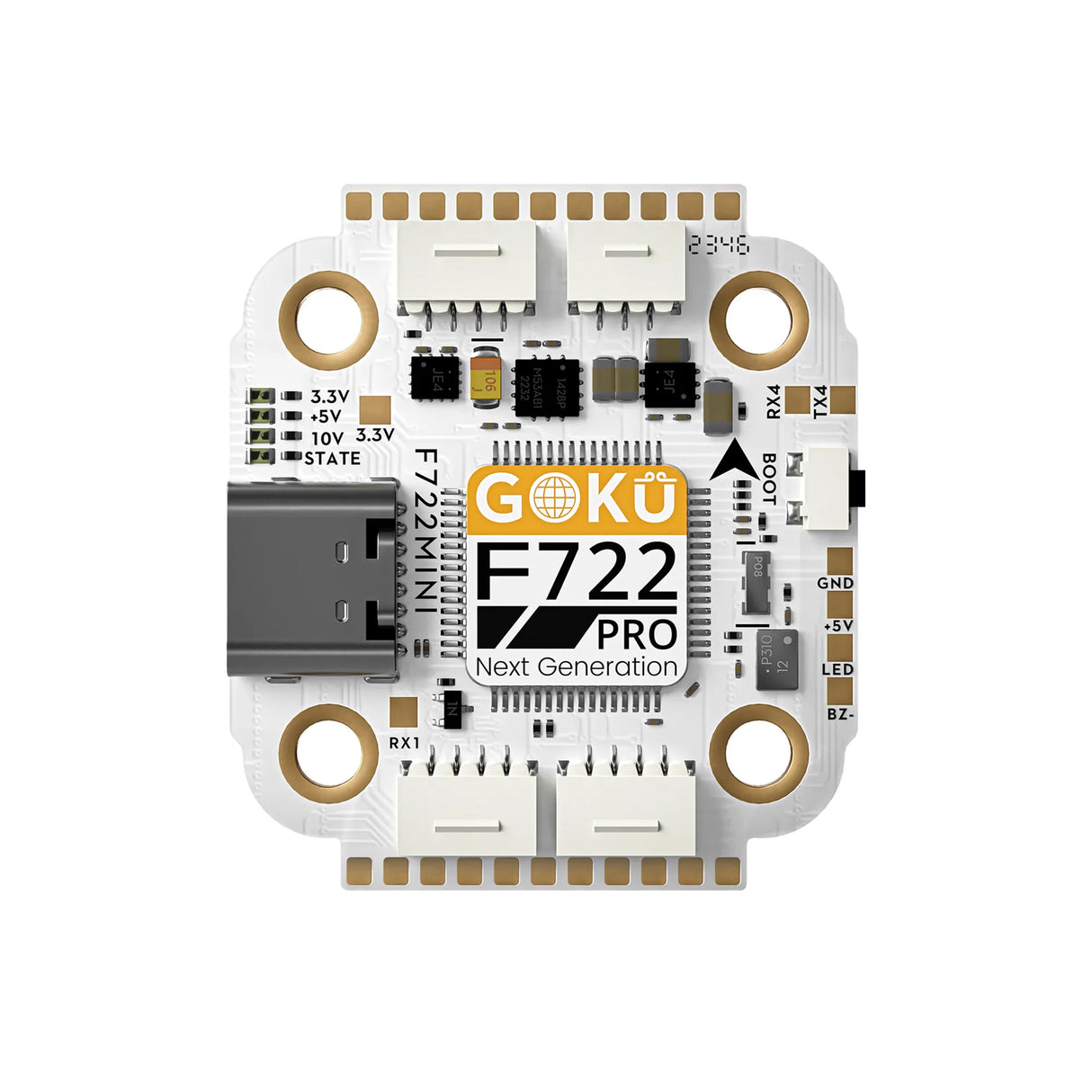 Flywoo GOKU F722 MINI V2 45A AM32 32Bit 128K Stack (20x20) O4/O4 Pro Plug N Play