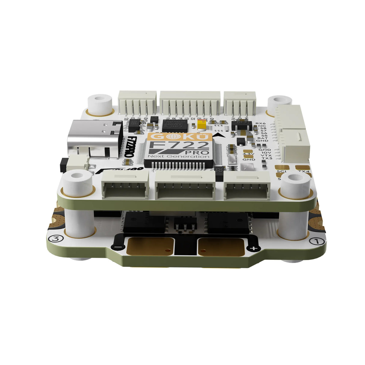 Flywoo GOKU F722 Pro V2 55A AM32 32Bit 128K 30X30 Stack (O4/O4 Pro Plug N Play)