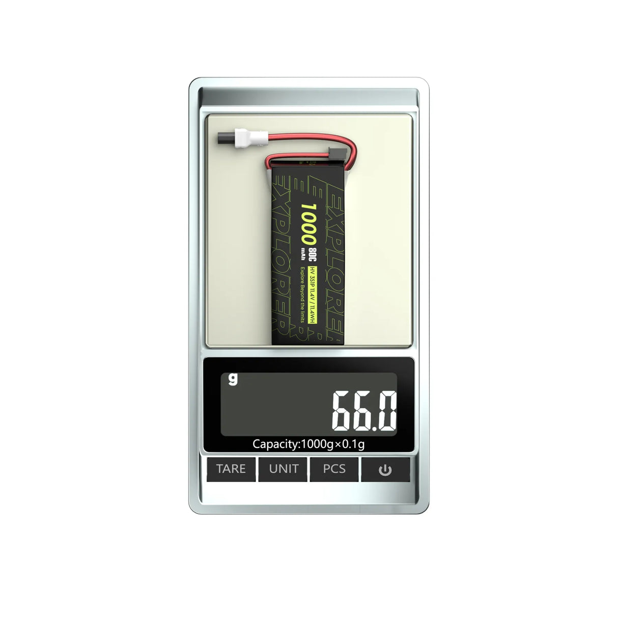 Flywoo Explorer 1000mAh LiHV 3S 80C Battery (2-Pack)