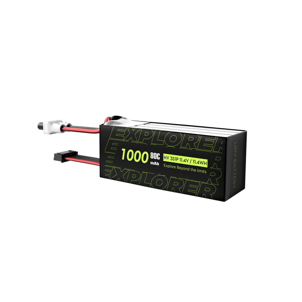 Flywoo Explorer 1000mAh LiHV 3S 80C Battery (2-Pack)