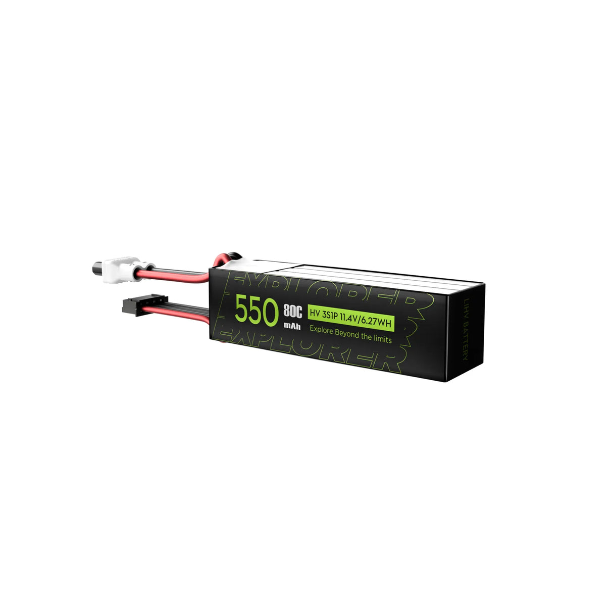 Flywoo Explorer 550mAh LiHV 3S 80C Battery XT30 (2-Pack)
