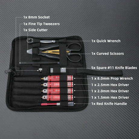 FlyFishRC Tool Kit - 9PCS - DroneDynamics.ca