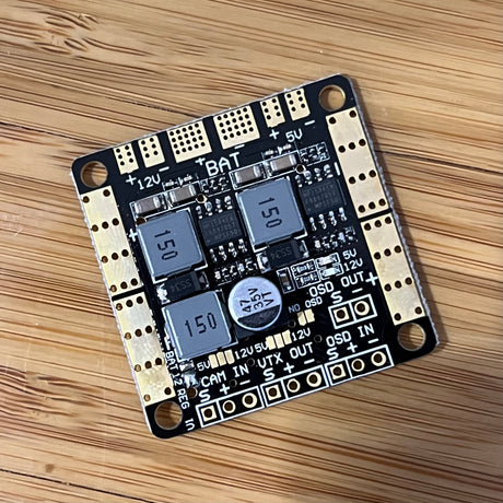 Mini Power Distribution Board for CC3D/Naze 30.50x30.50mm - DroneDynamics.ca