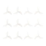 Gemfan 1207 3-Blade Propellers Transparent 12-Pack (1.0mm Shaft)